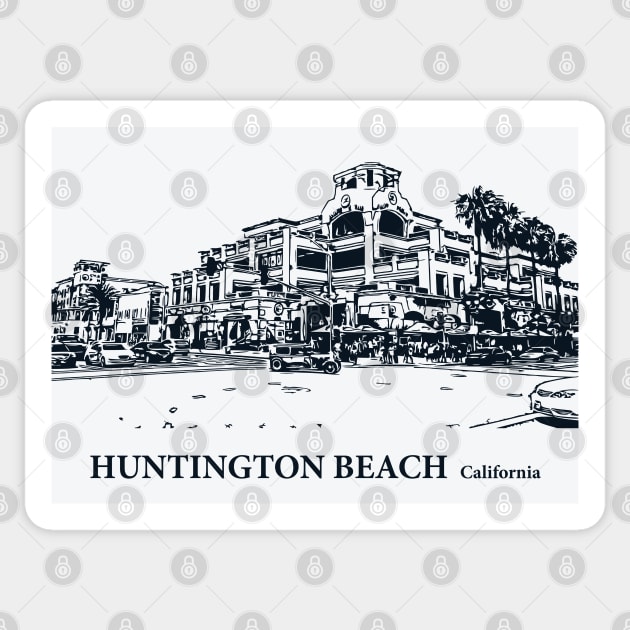 Huntington Beach - California Sticker by Lakeric